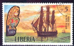 Liberia; 1972: Sc. # 609: Used CTO Single Stamp