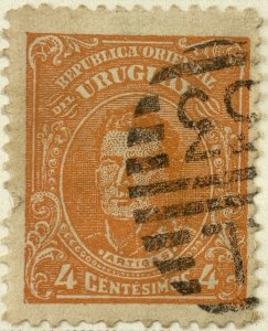 AlexStamps URUGUAY #202 VF Used 