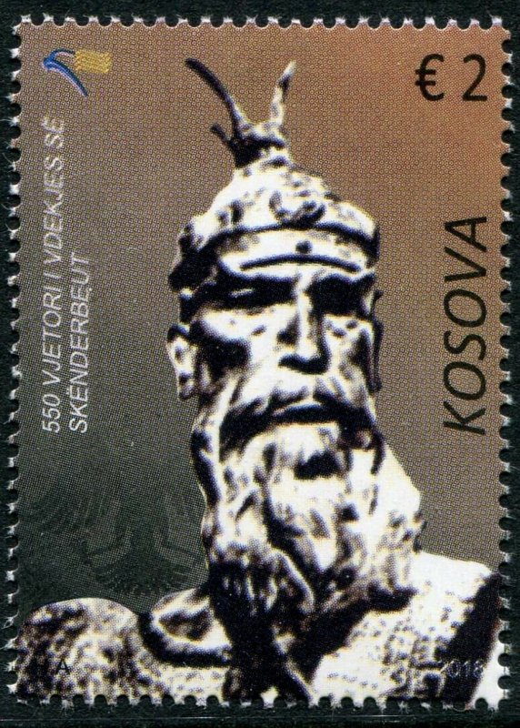 HERRICKSTAMP NEW ISSUES KOSOVO Sc.# 363 550th Anniv. Skanderbeg