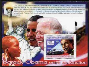 Guinea - Conakry 2009 Barack Obama perf s/sheet unmounted...