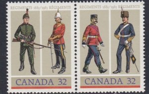 1008a Army Regiments MNH