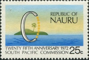 Nauru 1972 SG97 25c South Pacific Commission MNH