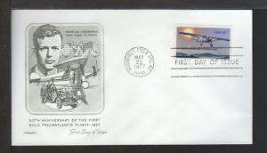 US 1710 Lindbergh Flight 1977 Artmaster U/A FDC