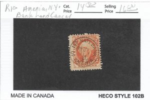 2c Express, Sc #R10c w/Bank Hand Stamp (51789)