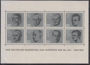 Germany - 1964 German resistance to the Nazi Sc# 883/890 (7995)