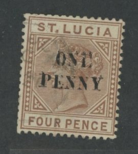 St. Lucia #42 Unused Single