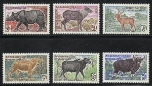 Cambodia Scott #295-300 MNH