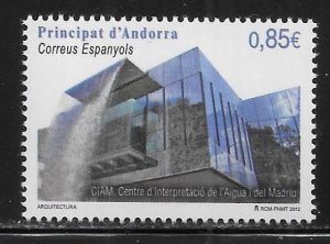 Andorra Spanish 378 CIAM Building single MNH (lib)