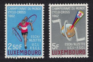 Luxembourg Cross-country Cycling Championships 2v 1962 MNH SG#705-706