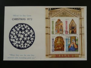 religious art Christmas FDC Malawi 1972