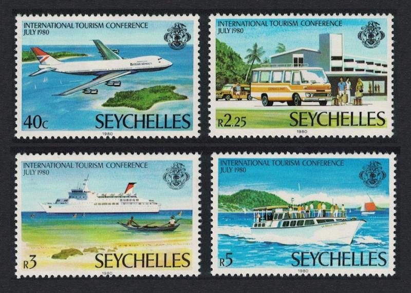 Seychelles Boeing 747 Bus Cruise Liner Tourism Conference 4v SG#478-481