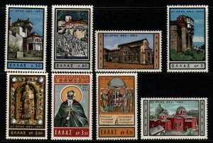 GREECE SG929/36 1963 MOUNT ATHOS MONASTIC COMMUNITY MNH