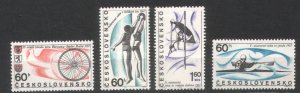 Czechoslovakia 1967 Scott #1467-1470 MNH