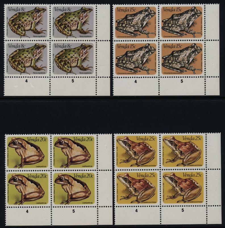 Venda 96-9 BR Blocks MNH - Frogs