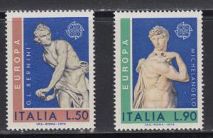 Italy    #1143-44    mnh    cat $1.00