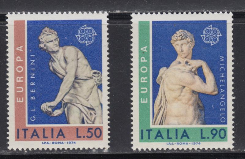 Italy    #1143-44    mnh    cat $1.00