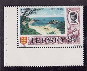 Jersey-Sc#40a- id5-unused NH booklet pane-Portelet Bay-1970-5-