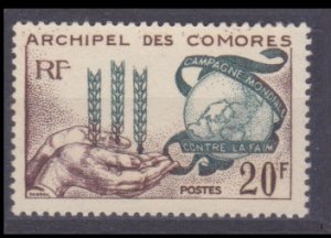 1963 Comoro Islands 52 WORLD CAMPAIGN AGAINST HUNGER 5,50 €