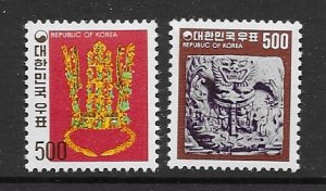 Korea 1101 -2 high values MNH vf, 2020 CV $36.35