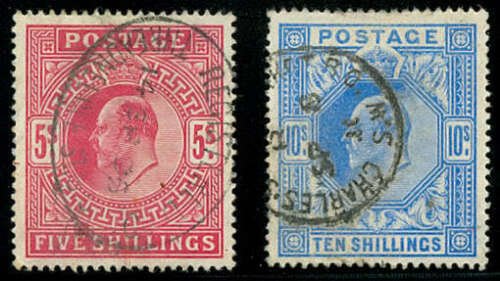 momen: Great Britain Stamps #140-141 Used VF 