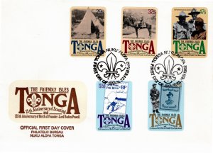 Tonga 1982 Sc 504-8 FDC