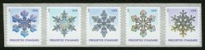 #4812a Snowflakes, Se-Tenant Strip, Mint **ANY 4=FREE SHIPPING**