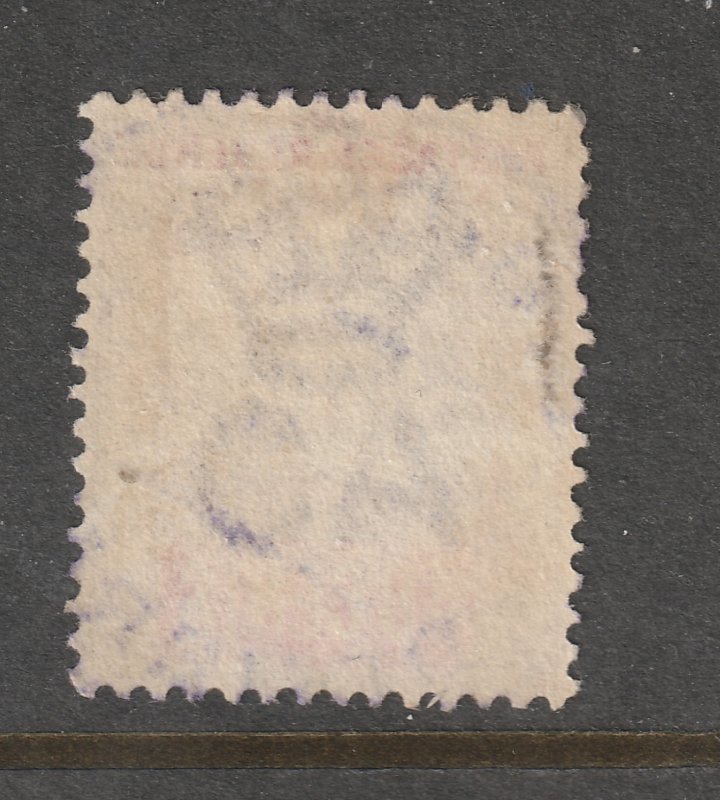 British Guiana a 48c from 1889 fiscal used but reversed watermark