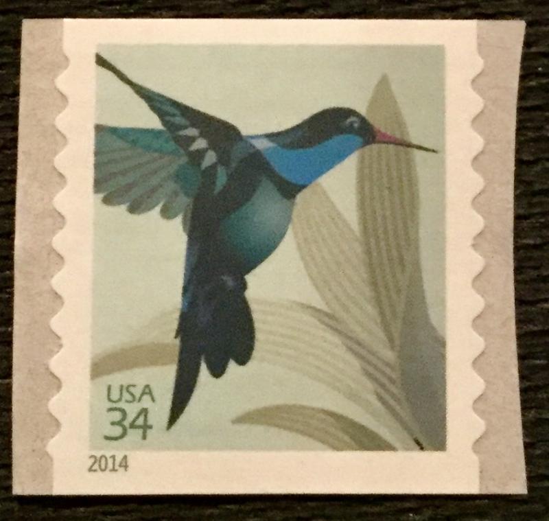 US #4858 MNH Coil Single Hummingbird SCV $.70