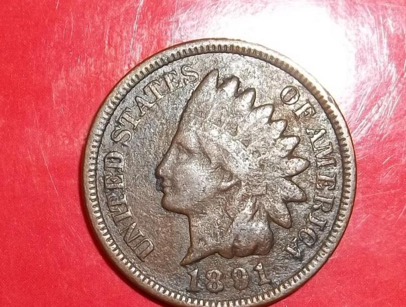 1891 INDIAN HEAD PENNY