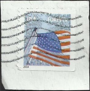 # 4785 USED FLAG IN WINTER