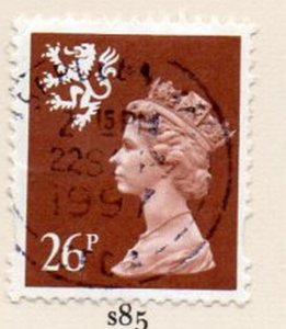 Great Britain Scotland  Sc SMH66 1996 26p  brown Machin Head  stamp used