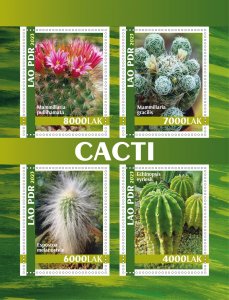 Stamps. Plants, Cactus 1+1 sheets perforated MNH**