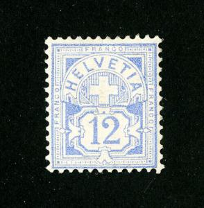 Switzerland Stamps # 74a F-VF OG LH Scott Value $400.00