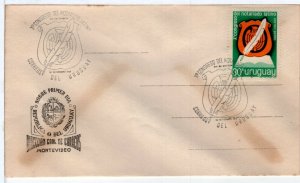 URUGUAY  - 1969 Airmail - The 10th Anniversary of the Latin-American No  FDC7593