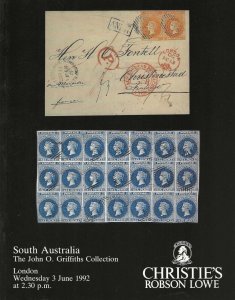 South Australia Specialized, Christie's Robson Lowe, June 3, 1992, Catalog