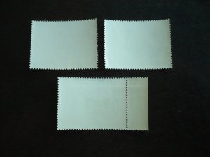 Stamps - Peru - Scott# 980-982 - Mint Never Hinged Part Set of 3 Stamps