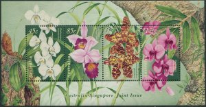 Australia 1998 SG1804 Orchids MS MNH