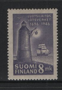 Finland   #252  MNH  1946  lighthouse