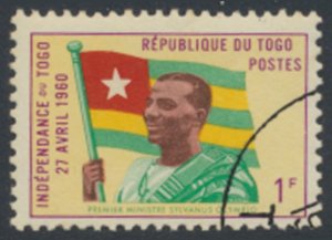 Togo  SC# 378  CTO   Independence see details & scans