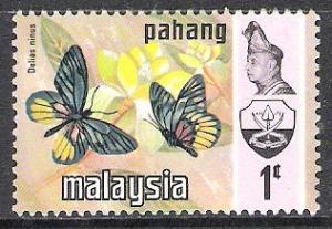 Pahang #90 Sultan & Butterflies MNH