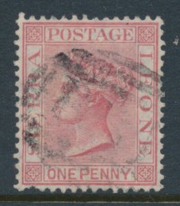 Sierra Leone SG 17 Rose-Red 1876 One Penny 1d WMK Crown CC P14 QV