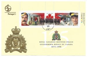 Canada #1737d Used  ss, 125th anniv. Royal Canadian Mounted Police, Portugal 98