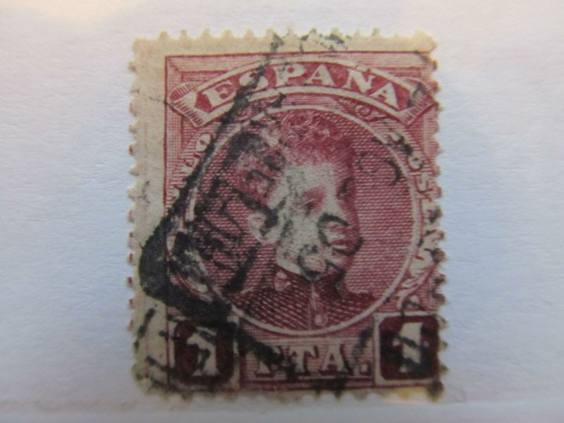 Spanien Espagne España Spain 1901 King Alfonso XIII 1p fine used stamp A5P2F225