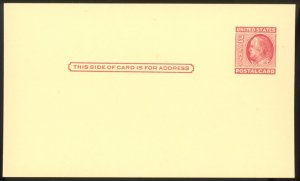 U.S. #UX38 POSTAL CARD