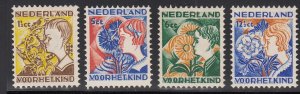 Netherlands #B58-61 Mint