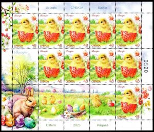 1961 - SERBIA 2023 - Easter - MNH Mini Sheet