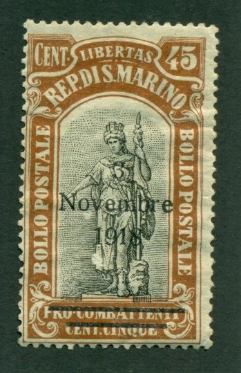 San Marino 1918 #B14 MDG SCV (2020) = $6.00