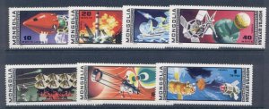 Mongolia C84-90 MNH Space, Intercoms 3, Ship, Satellite