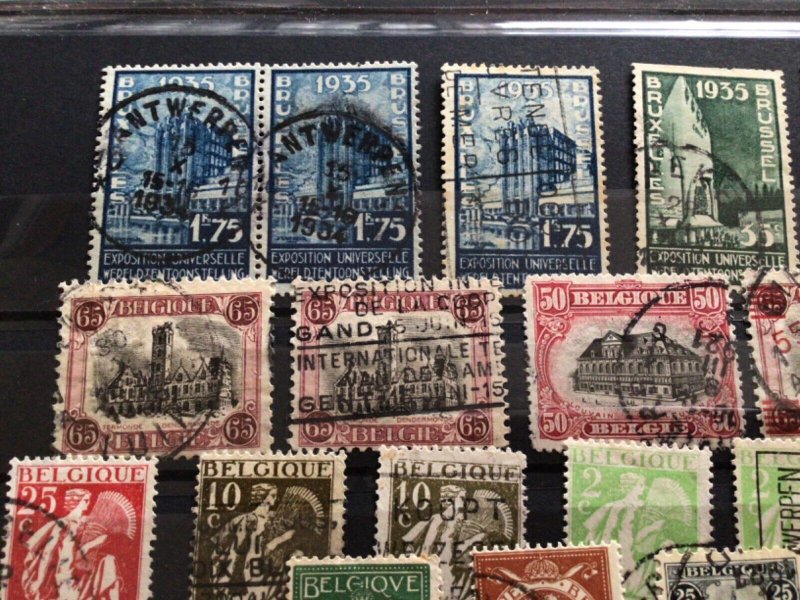 Belgium  mounted mint & used stamps A12919
