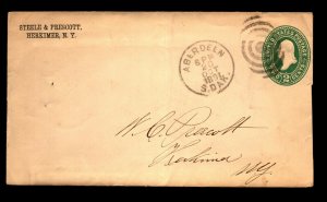 1891 Aberdeen S. DAK (cut 3 sides) - EARLY 2 Page Typewritter Letter - L31168